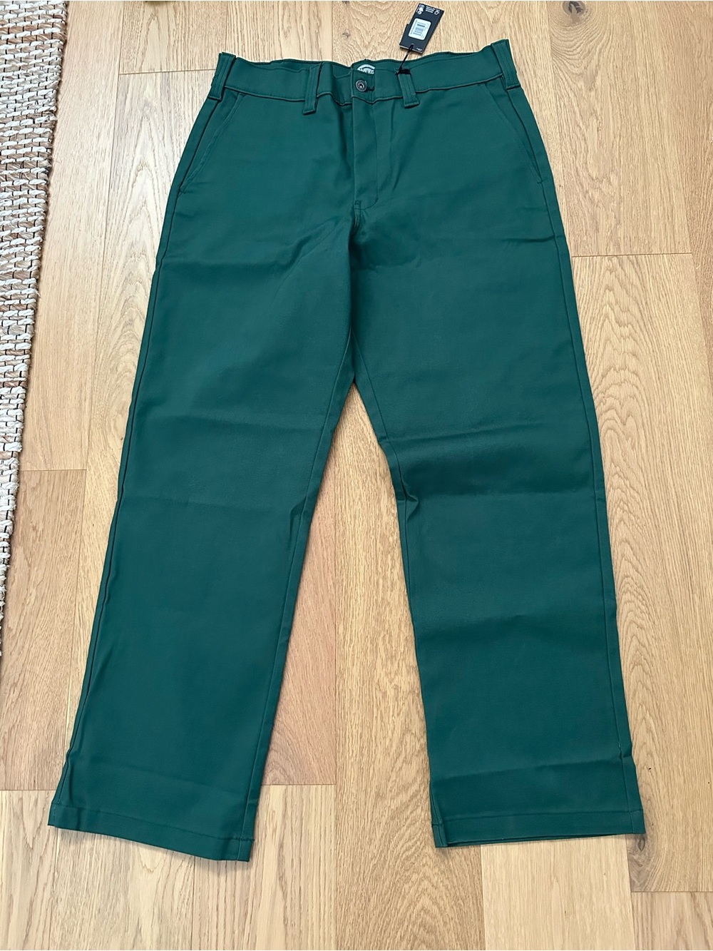 Dickies Men’s Dark Green Straight-Leg guy mariano 36 skateboarding pants